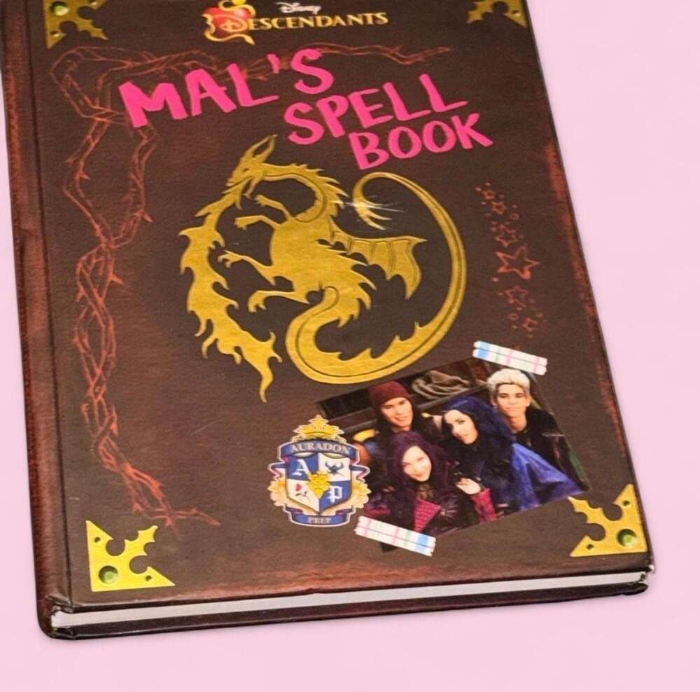 Disney Descendants Mal's Spell Book Hardcover Edition